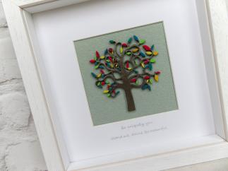 Be colourful tree - close up angled